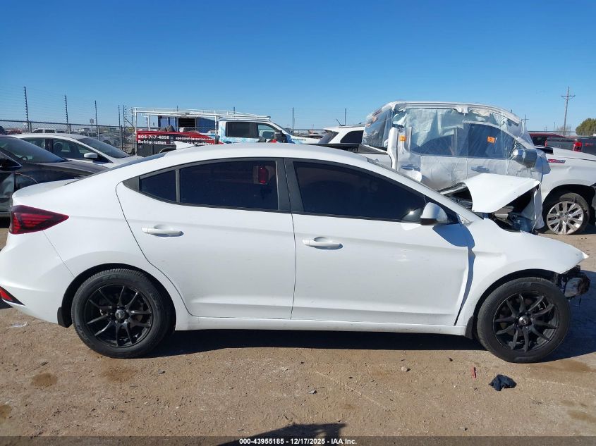 2020 Hyundai Elantra Sel VIN: 5NPD84LFXLH596503 Lot: 43955185