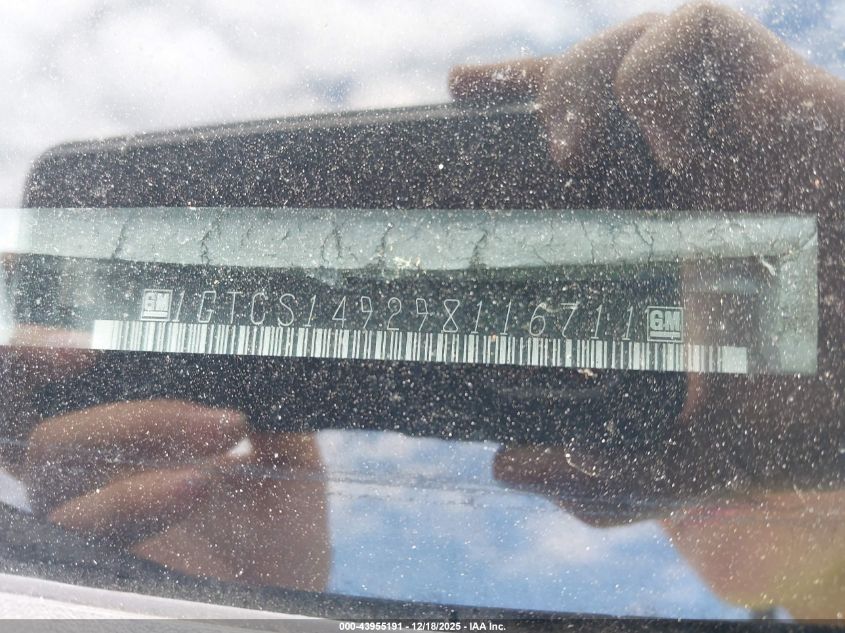 2009 GMC Canyon Work Truck VIN: 1GTCS149298116711 Lot: 43955191