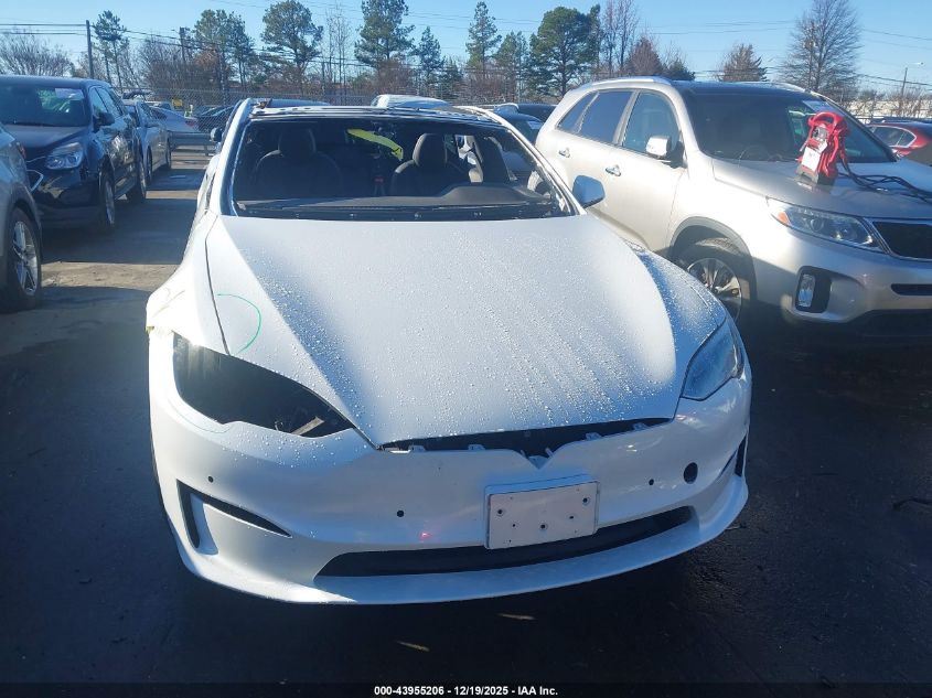 2021 Tesla Model S Plaid Tri Motor All-Wheel Drive VIN: 5YJSA1E66MF443303 Lot: 43955206
