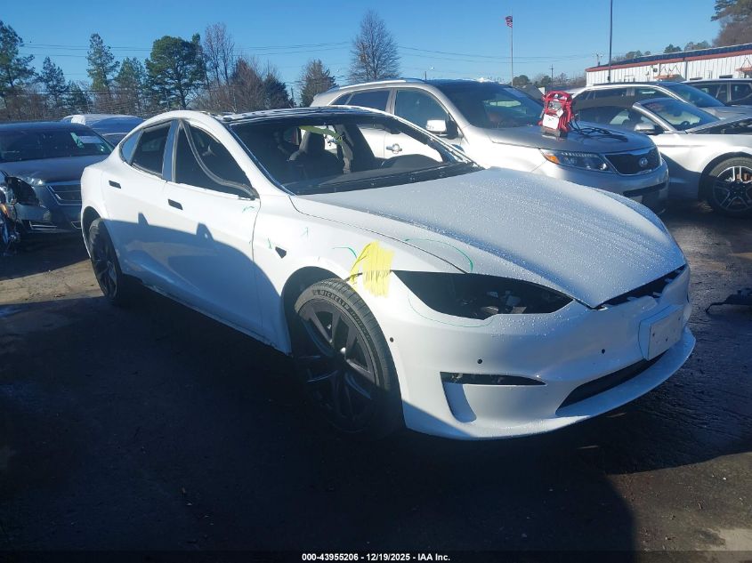 2021 Tesla Model S Plaid Tri Motor All-Wheel Drive VIN: 5YJSA1E66MF443303 Lot: 43955206