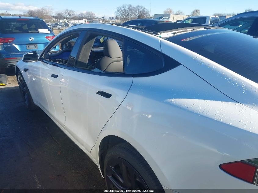 2021 Tesla Model S Plaid Tri Motor All-Wheel Drive VIN: 5YJSA1E66MF443303 Lot: 43955206