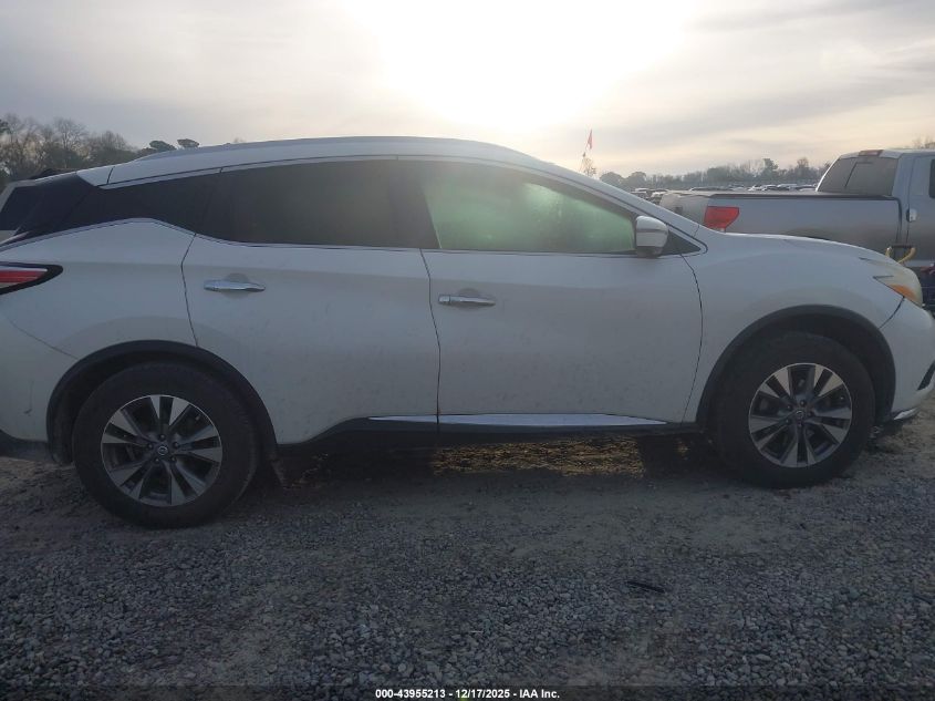 2016 Nissan Murano Sl VIN: 5N1AZ2MG5GN103565 Lot: 43955213