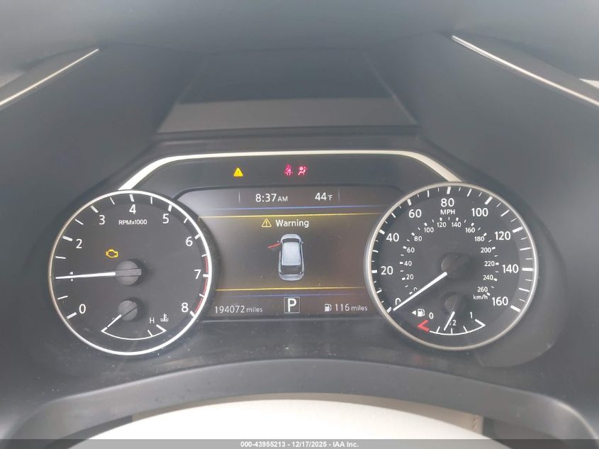 2016 Nissan Murano Sl VIN: 5N1AZ2MG5GN103565 Lot: 43955213