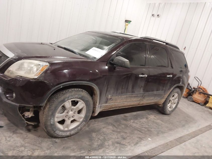 2009 GMC Acadia Sle-1 VIN: 1GKEV13D69J181645 Lot: 43955218