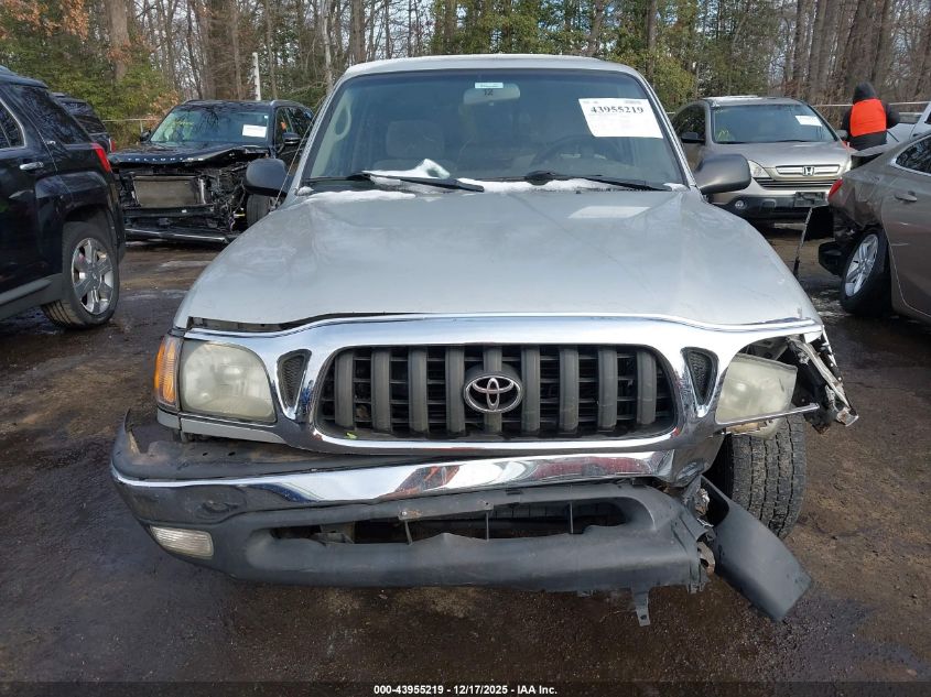 2001 Toyota Tacoma VIN: 5TEVL52N21Z856288 Lot: 43955219