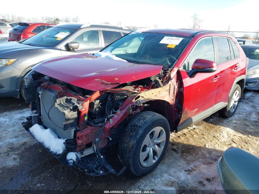 2021 Toyota Rav4 Le VIN: 2T3K1RFV6MW164545 Lot: 43955229