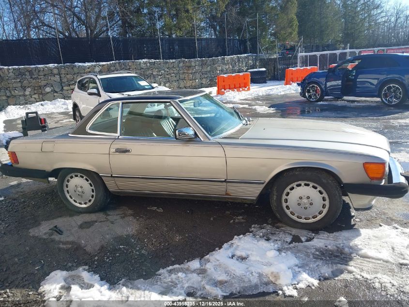 1986 Mercedes-Benz 560 Sl VIN: WDBBA48D7GA038848 Lot: 43955235