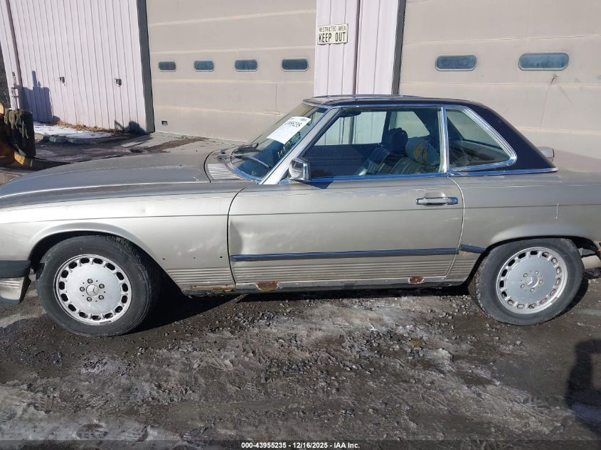 1986 Mercedes-Benz 560 Sl VIN: WDBBA48D7GA038848 Lot: 43955235