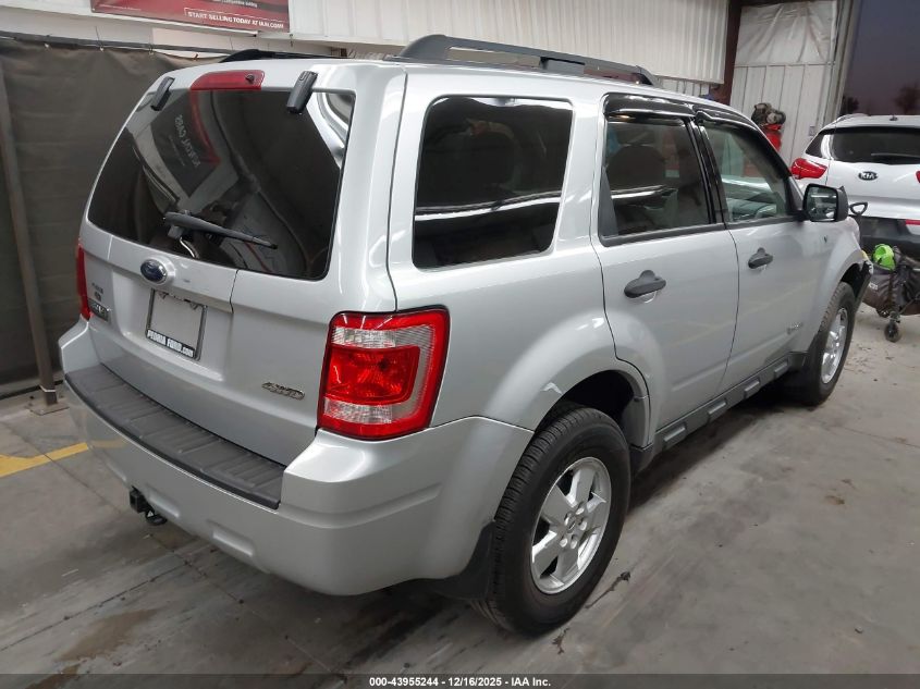 2008 Ford Escape Xlt VIN: 1FMCU93178KD50974 Lot: 43955244