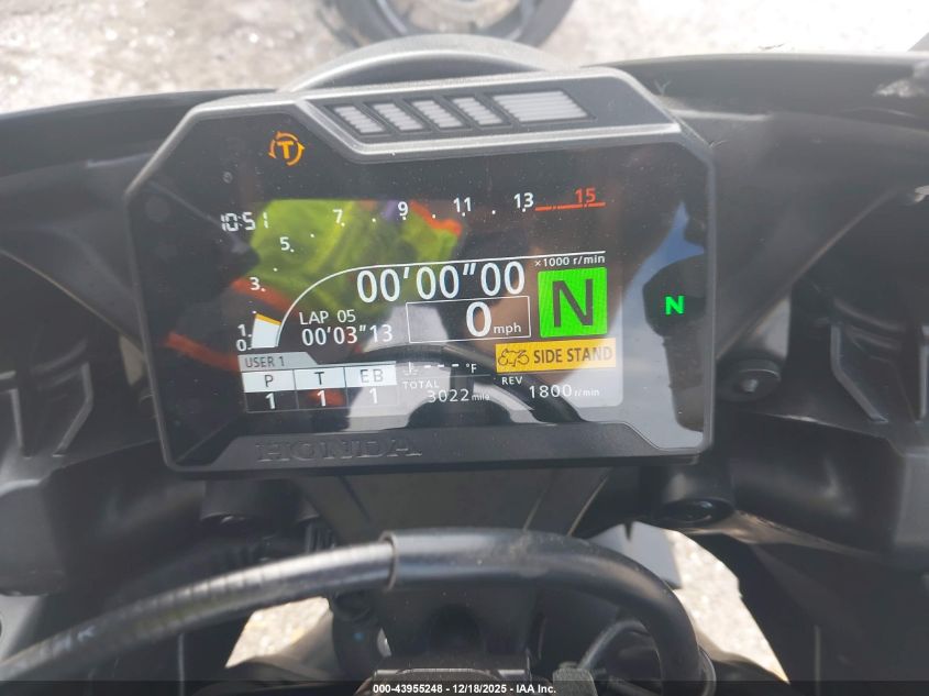 2018 Honda Cbr1000 Rr VIN: JH2SC7710JK100815 Lot: 43955248