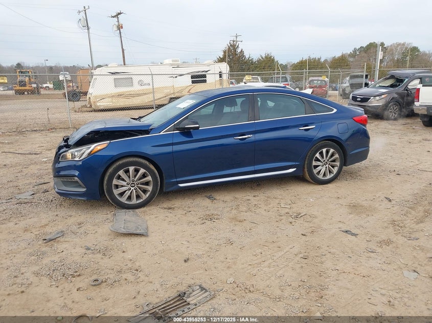 VIN 5NPE34AF6HH543696 2017 HYUNDAI SONATA SPORT