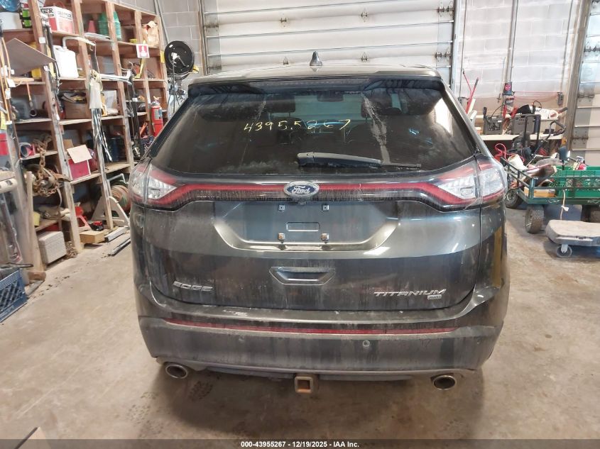 2016 Ford Edge Titanium VIN: 2FMPK4K80GBB77185 Lot: 43955267