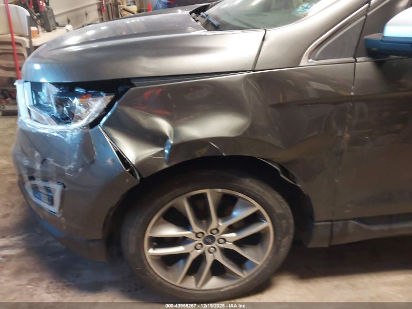 2016 Ford Edge Titanium VIN: 2FMPK4K80GBB77185 Lot: 43955267