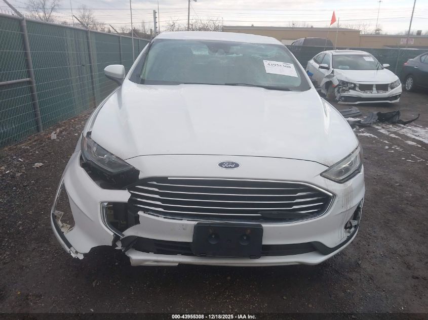 2019 Ford Fusion S VIN: 3FA6P0G77KR151600 Lot: 43955308