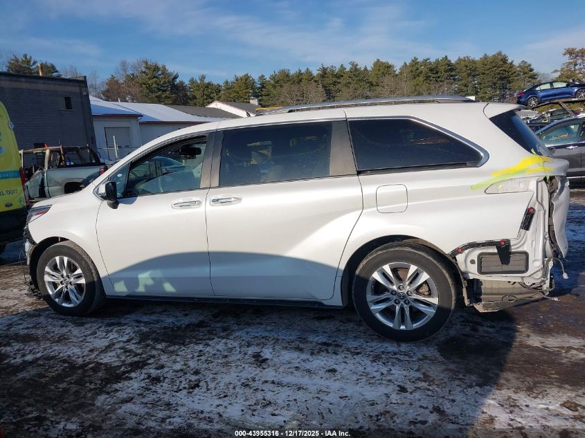 2022 Toyota Sienna Limited VIN: 5TDZSKFCXNS061679 Lot: 43955316