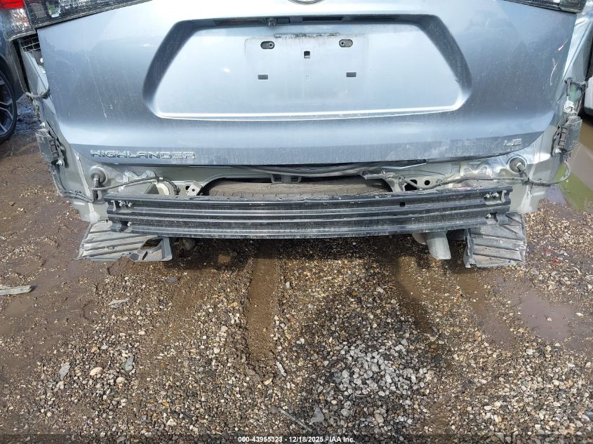 2021 Toyota Highlander Le VIN: 5TDZZRAH4MS061926 Lot: 43955323