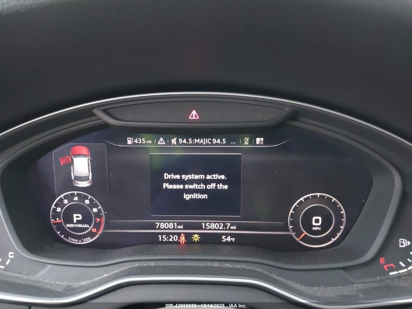 2020 Audi Q5 Premium Plus 45 Tfsi Quattro S Tronic VIN: WA1BNAFY4L2038332 Lot: 43955330