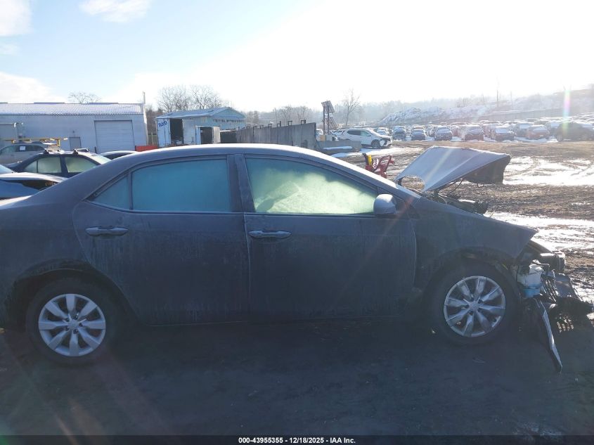 2016 Toyota Corolla Le VIN: 2T1BURHE2GC486246 Lot: 43955355