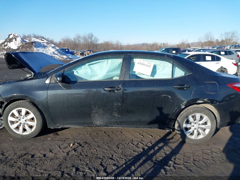 2016 Toyota Corolla Le VIN: 2T1BURHE2GC486246 Lot: 43955355