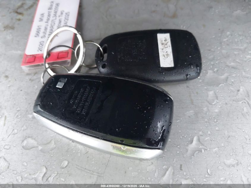 2020 Subaru Ascent Touring VIN: 4S4WMARD7L3440998 Lot: 43955360