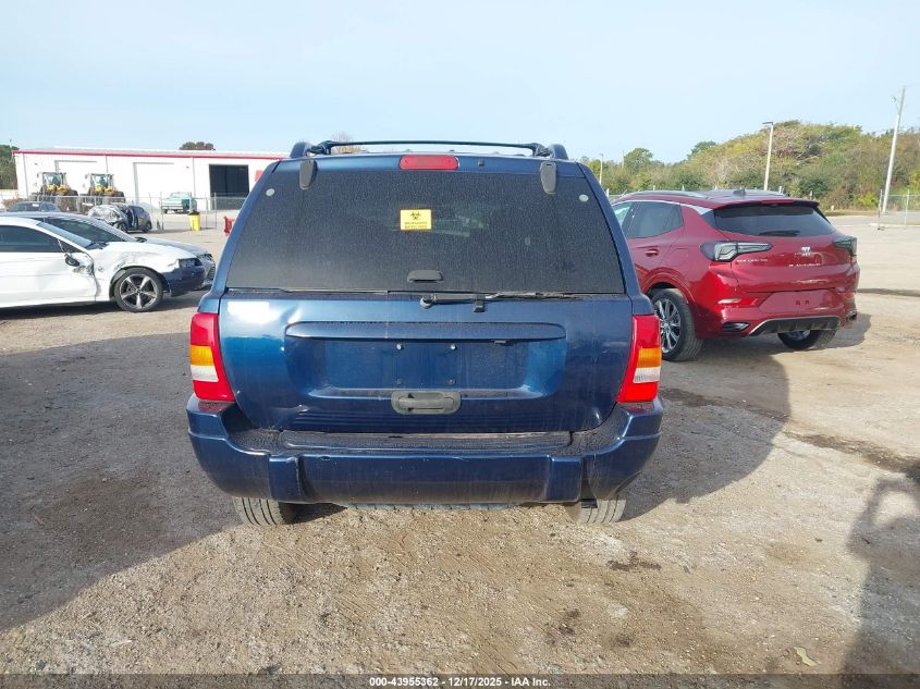 2001 Jeep Grand Cherokee Laredo VIN: 1J4GW48N11C536616 Lot: 43955362