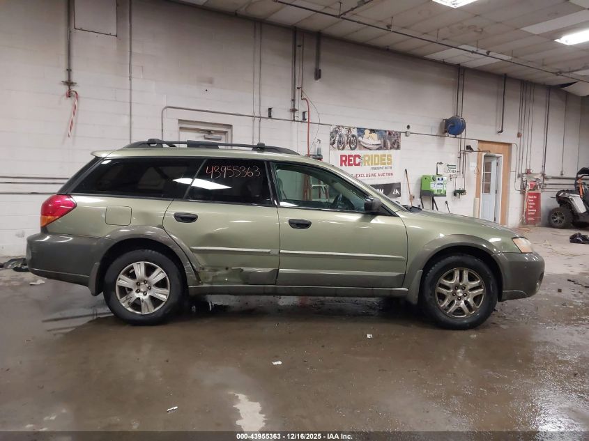 2005 Subaru Outback 2.5I VIN: 4S4BP61C557347138 Lot: 43955363