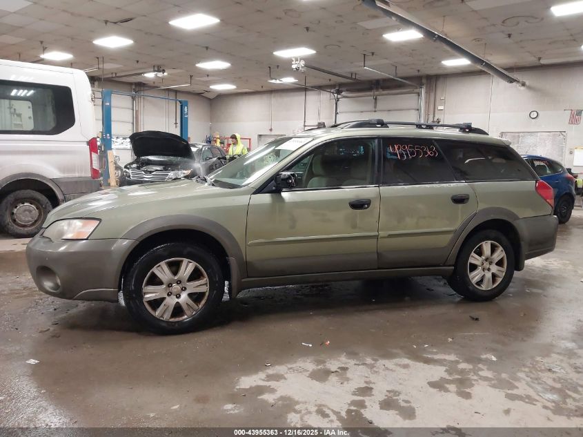 2005 Subaru Outback 2.5I VIN: 4S4BP61C557347138 Lot: 43955363