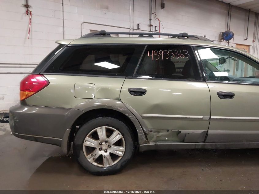 2005 Subaru Outback 2.5I VIN: 4S4BP61C557347138 Lot: 43955363