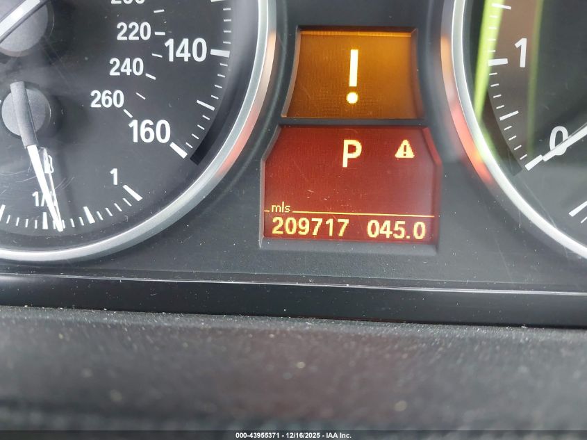 2007 BMW 328I VIN: WBAWV13577P117310 Lot: 43955371