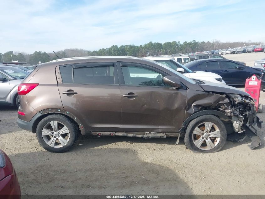 2013 Kia Sportage Lx VIN: KNDPB3A26D7443616 Lot: 43955380