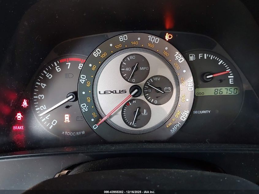 2003 Lexus Is 300 Base W/5-Speed Manual VIN: JTHBD192130067068 Lot: 43955382