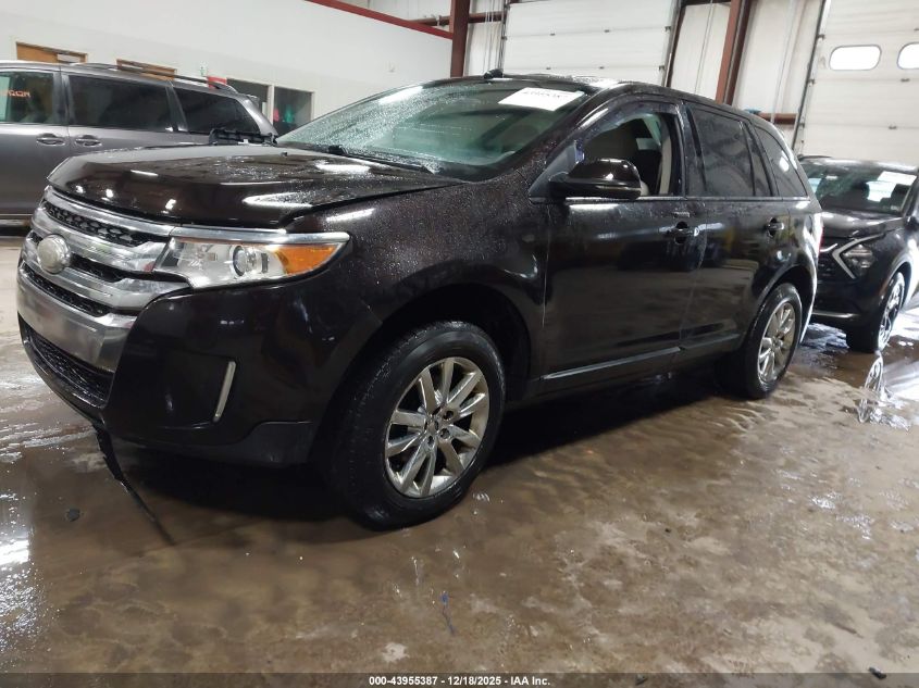 2013 Ford Edge Sel VIN: 2FMDK4JC2DBB57735 Lot: 43955387
