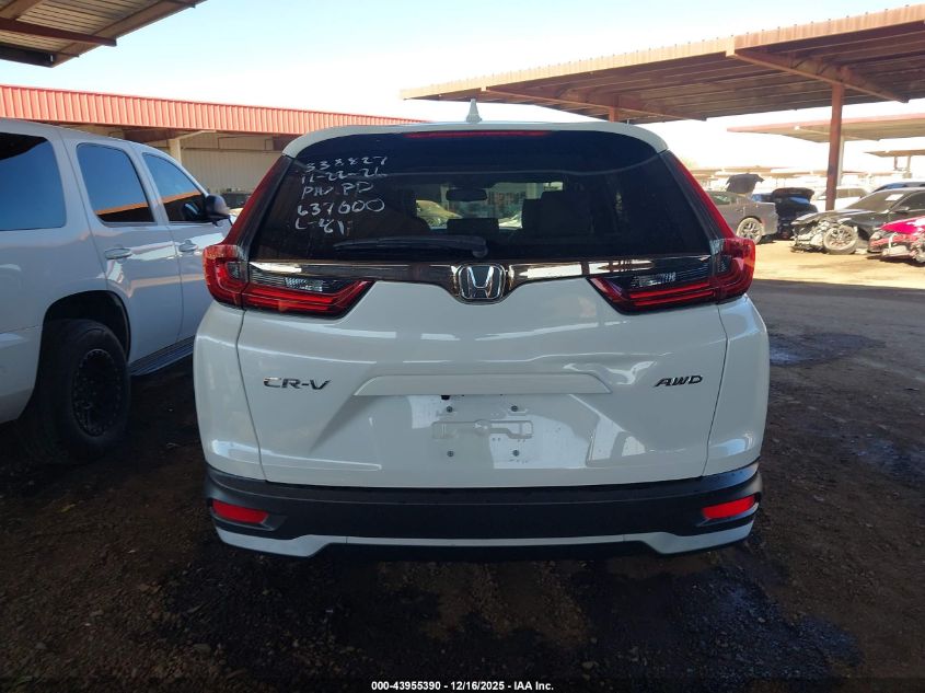 2022 Honda Cr-V Awd Ex-L VIN: 2HKRW2H88NH637000 Lot: 43955390