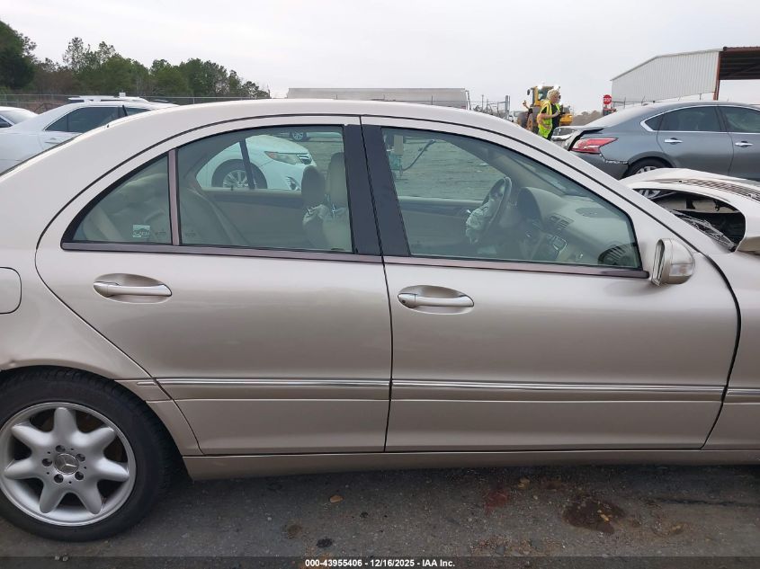 2002 Mercedes-Benz C 240 VIN: WDBRF61JX2F230451 Lot: 43955406