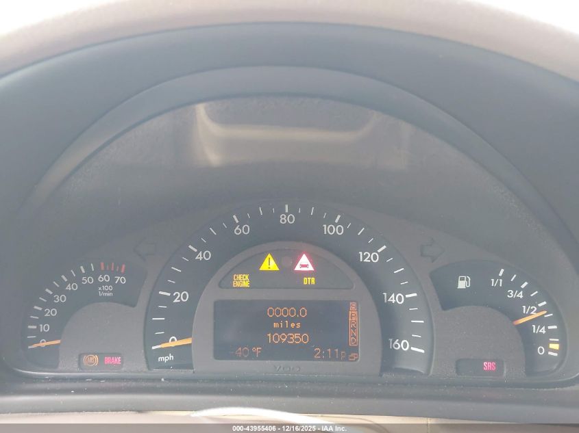 2002 Mercedes-Benz C 240 VIN: WDBRF61JX2F230451 Lot: 43955406