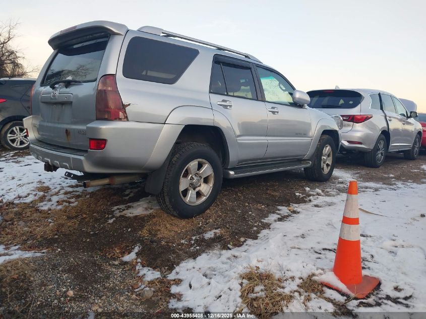 2003 Toyota 4Runner Limited V8 VIN: JTEBT17RX38002687 Lot: 43955408