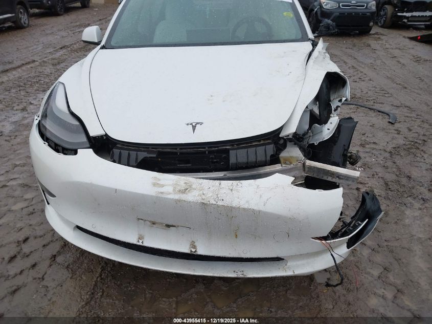 2022 Tesla Model 3 Long Range Dual Motor All-Wheel Drive VIN: 5YJ3E1EB5NF115071 Lot: 43955415
