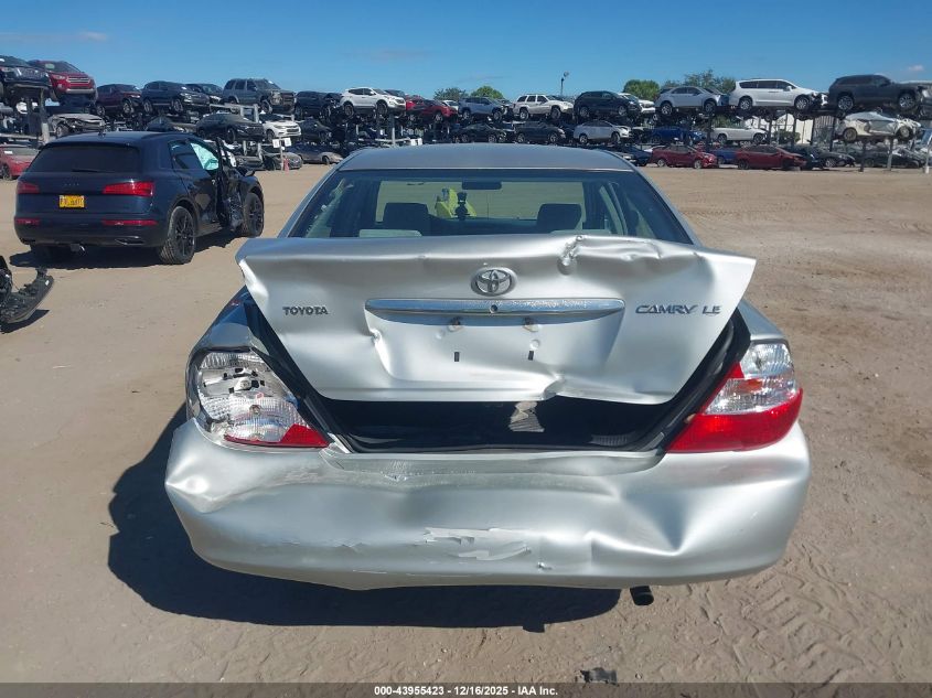 2003 Toyota Camry Le VIN: 4T1BE32K53U730358 Lot: 43955423