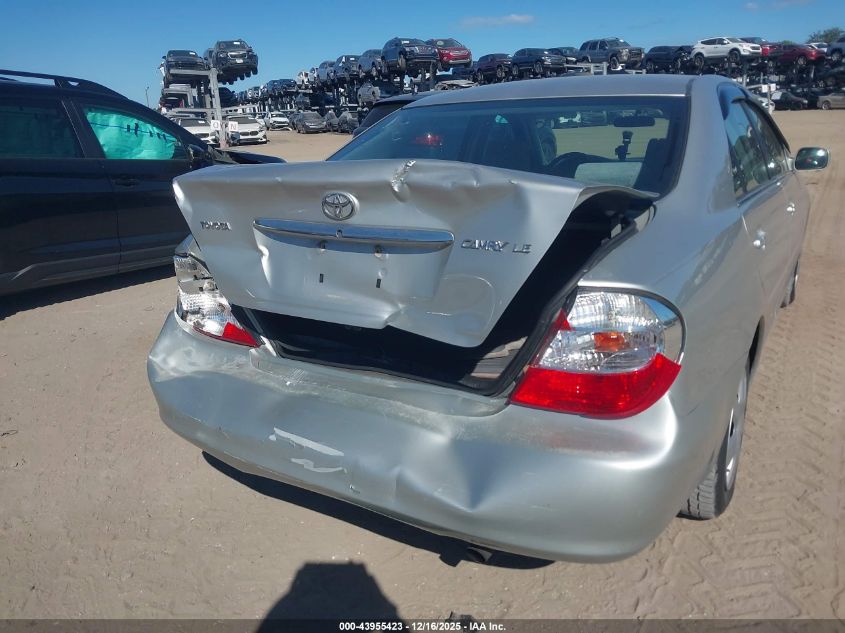 2003 Toyota Camry Le VIN: 4T1BE32K53U730358 Lot: 43955423