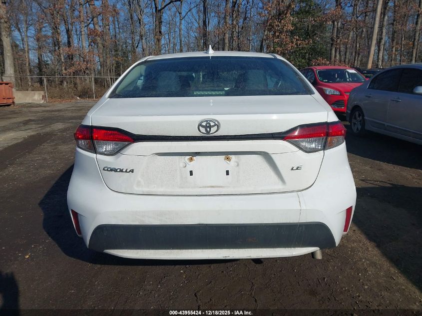 2021 Toyota Corolla Le VIN: 5YFEPMAE5MP246895 Lot: 43955424