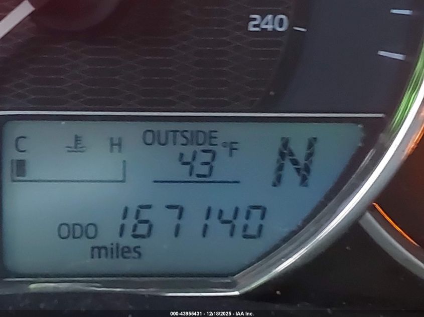 2014 Toyota Corolla Le VIN: 2T1BURHE4EC072656 Lot: 43955431