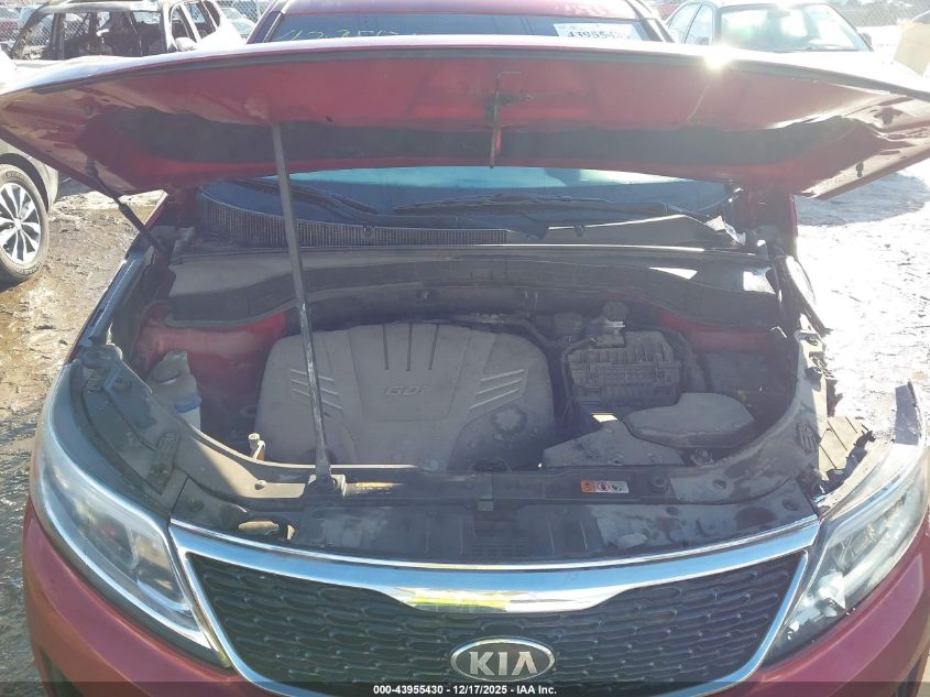 2014 Kia Sorento Lx V6 VIN: 5XYKTDA72EG497802 Lot: 43955430