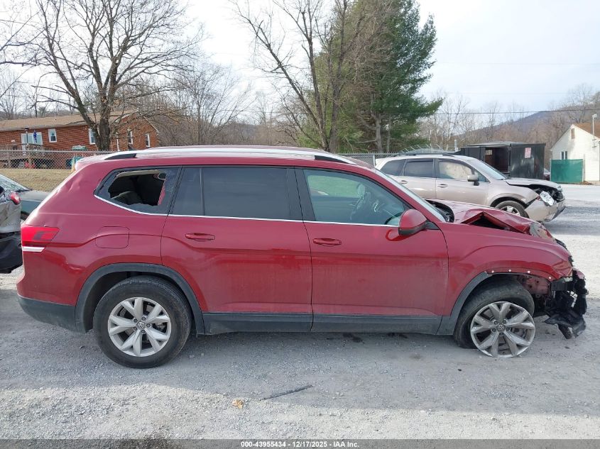 2019 Volkswagen Atlas 3.6L V6 Se VIN: 1V2DR2CA6KC513860 Lot: 43955434