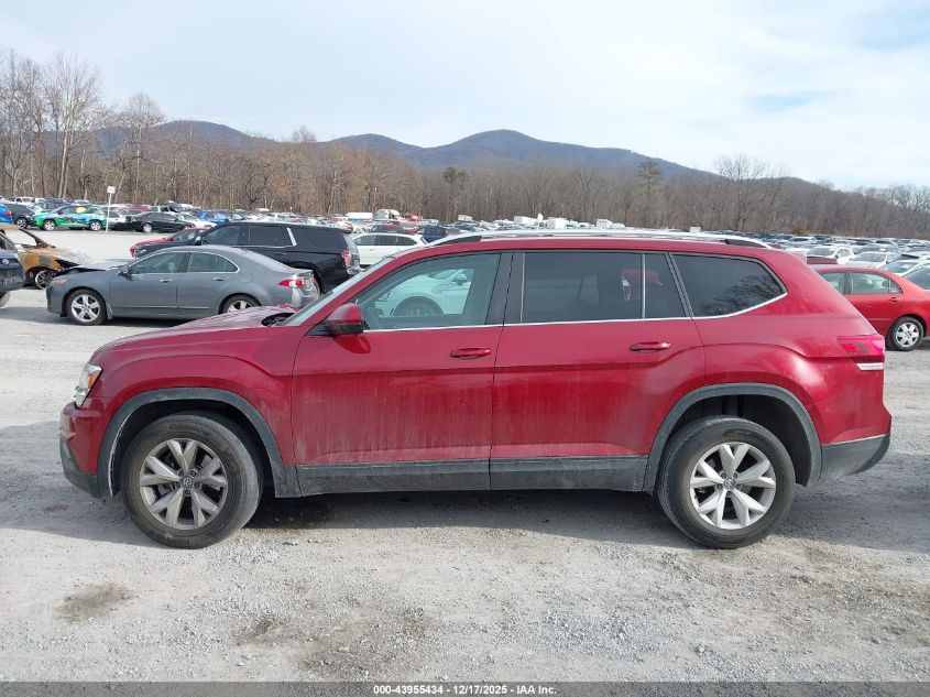 2019 Volkswagen Atlas 3.6L V6 Se VIN: 1V2DR2CA6KC513860 Lot: 43955434