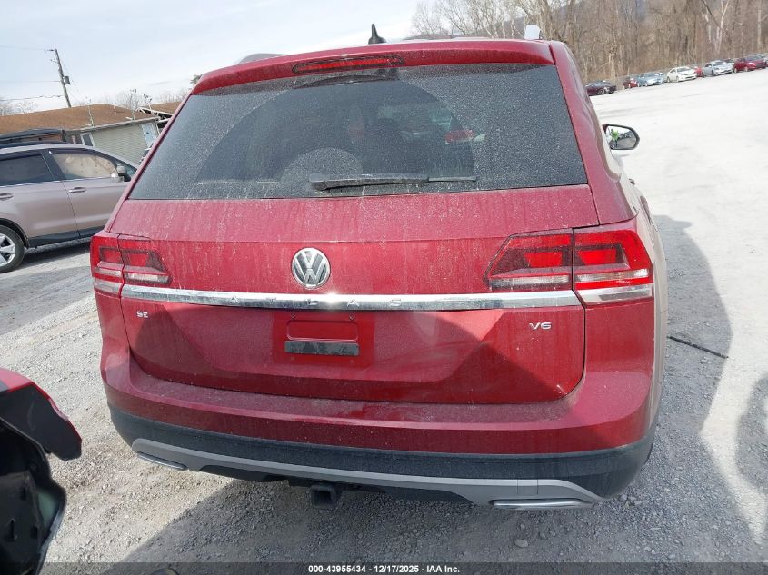 2019 Volkswagen Atlas 3.6L V6 Se VIN: 1V2DR2CA6KC513860 Lot: 43955434