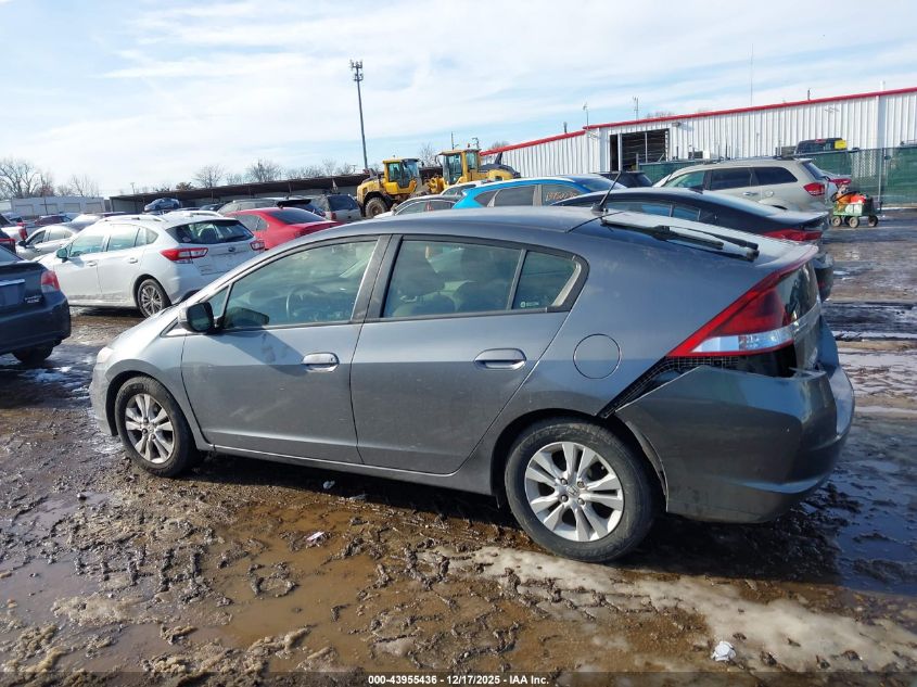 2012 Honda Insight Ex VIN: JHMZE2H76CS006527 Lot: 43955436