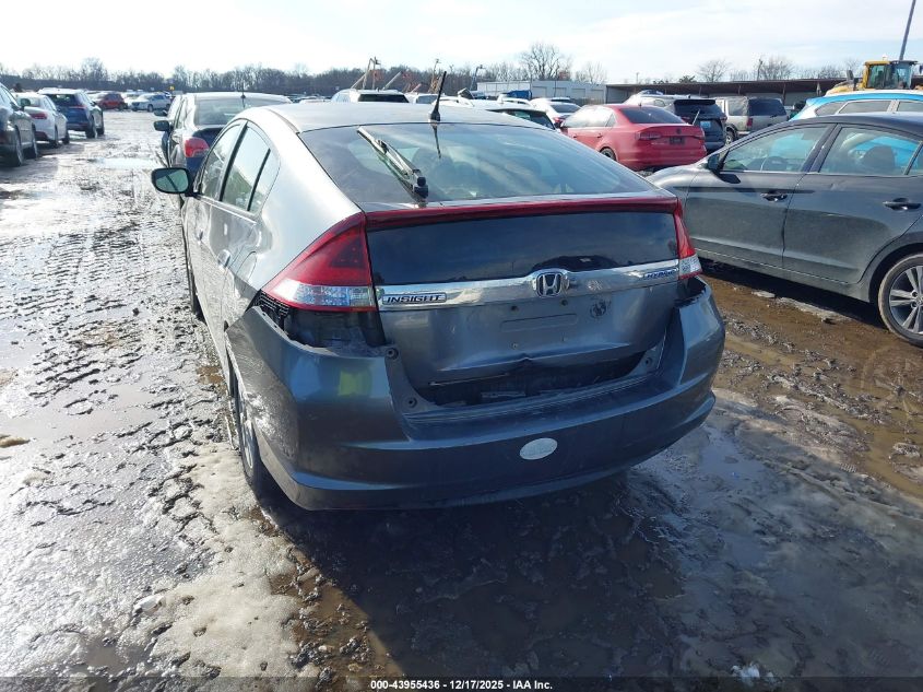 2012 Honda Insight Ex VIN: JHMZE2H76CS006527 Lot: 43955436