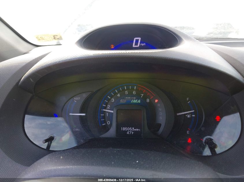 2012 Honda Insight Ex VIN: JHMZE2H76CS006527 Lot: 43955436