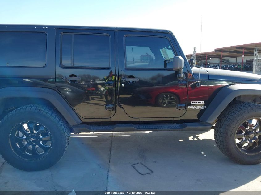 2012 Jeep Wrangler Unlimited Sport VIN: 1C4HJWDG4CL197641 Lot: 43955439