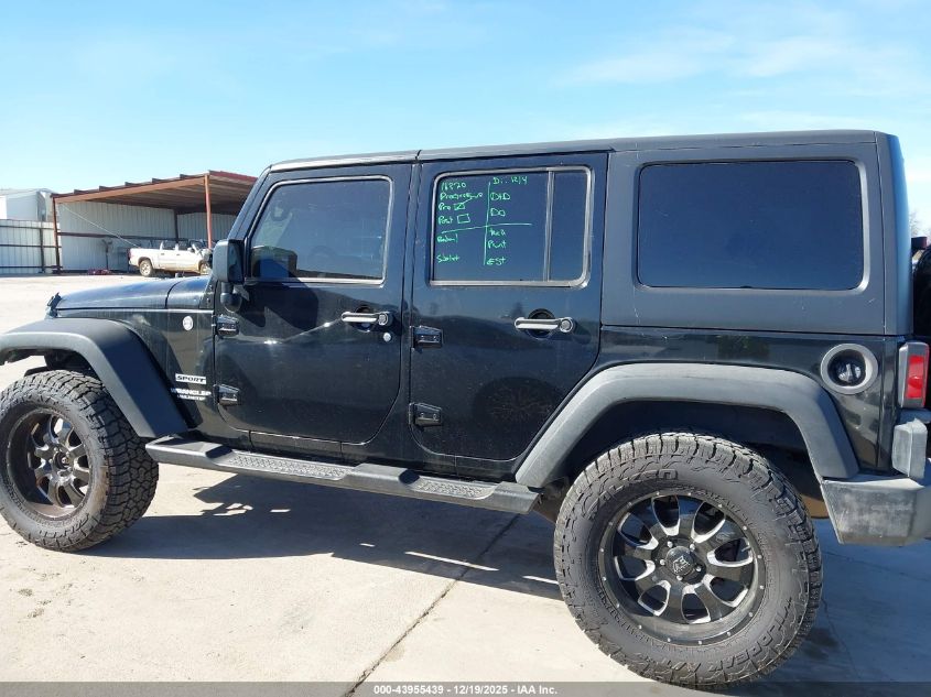 2012 Jeep Wrangler Unlimited Sport VIN: 1C4HJWDG4CL197641 Lot: 43955439